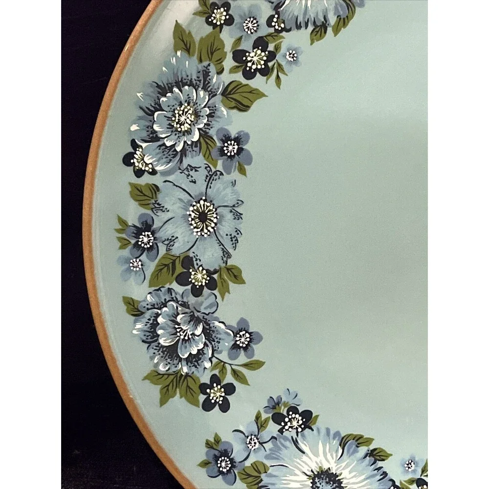 Vintage‎ Mid-Century Taylor Smith & Taylor Azura Ironware 10.5” Dinner Plate -T6